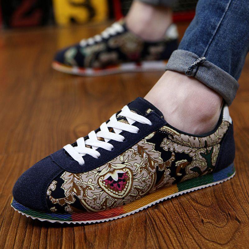 

2025 осень ветер парусиновые мужские туфли духовное общество парень доска обувь спорт и отдых Форрест Гамп обувь Интернет знаменитость универсальные прилив обувь 44 синий