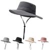 Quick Drying Breathable Big Edge Visor Hat Men and Women Hiking Camping Bucket Hat Outdoor Fishing Western Cowboy Hat