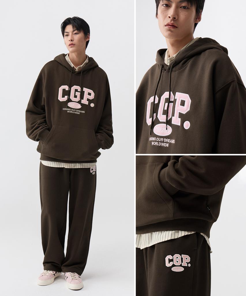 Cgp Arch Logo Hoodie_Brown