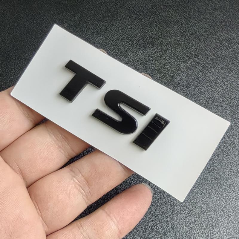 3D ABS TSI Bil Logo Emblem Bil Bagasjelokk Merke Dekal