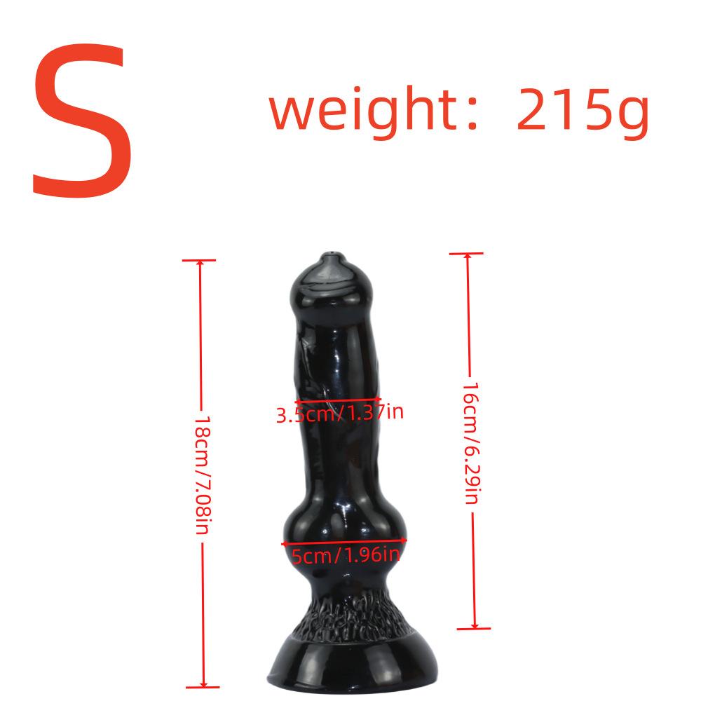 5-Size Realistic Dog Dildo – Extra Large, Thick, Long & Soft Animal Penis Toy for Women – Stretching Anal Plug & Adult Toy