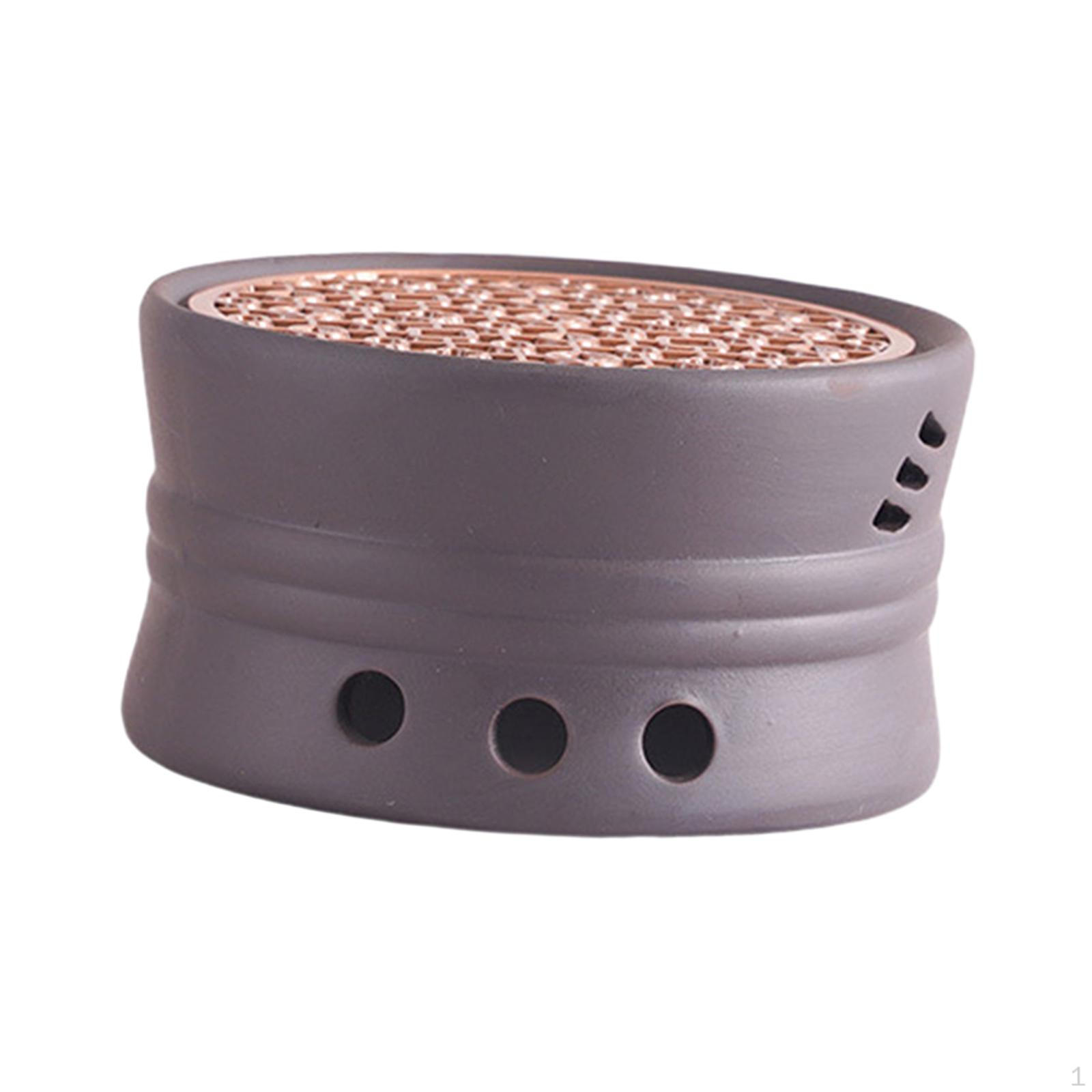 

Elegant Glass Teapot Warmer for Tea and Coffee Black Style B