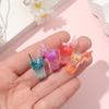 6/12/18pcs Resin Material Luminous Cup Pendant Bottle Pendant Resin Cup Pendant DIY Summer Beach Ankle Bracelet Earrings Keychain