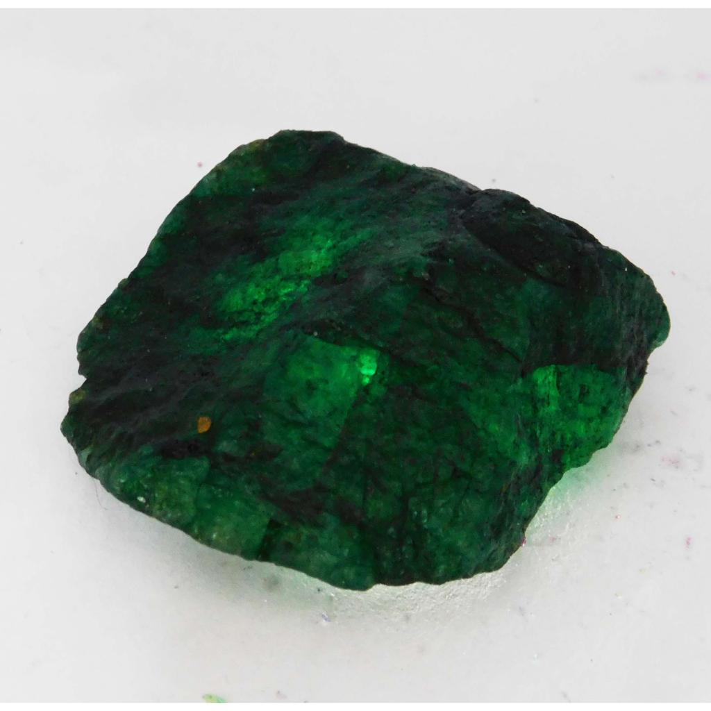Natural Green Emerald 183ct Rough Certified Loose Gemstone