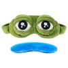 Frog Sleeping Mask, Cute Eyeshades for Sleeping, Soft Eye Patch for Adults, Kids Sleep Eye Cover, Frog Design Sleep Mask, Contoured Sleep Mask 8.66x3.