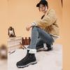 TUINANLE Winter Snow Boots Women Ankle Boots Men Shoes Motorcycle Boots Female