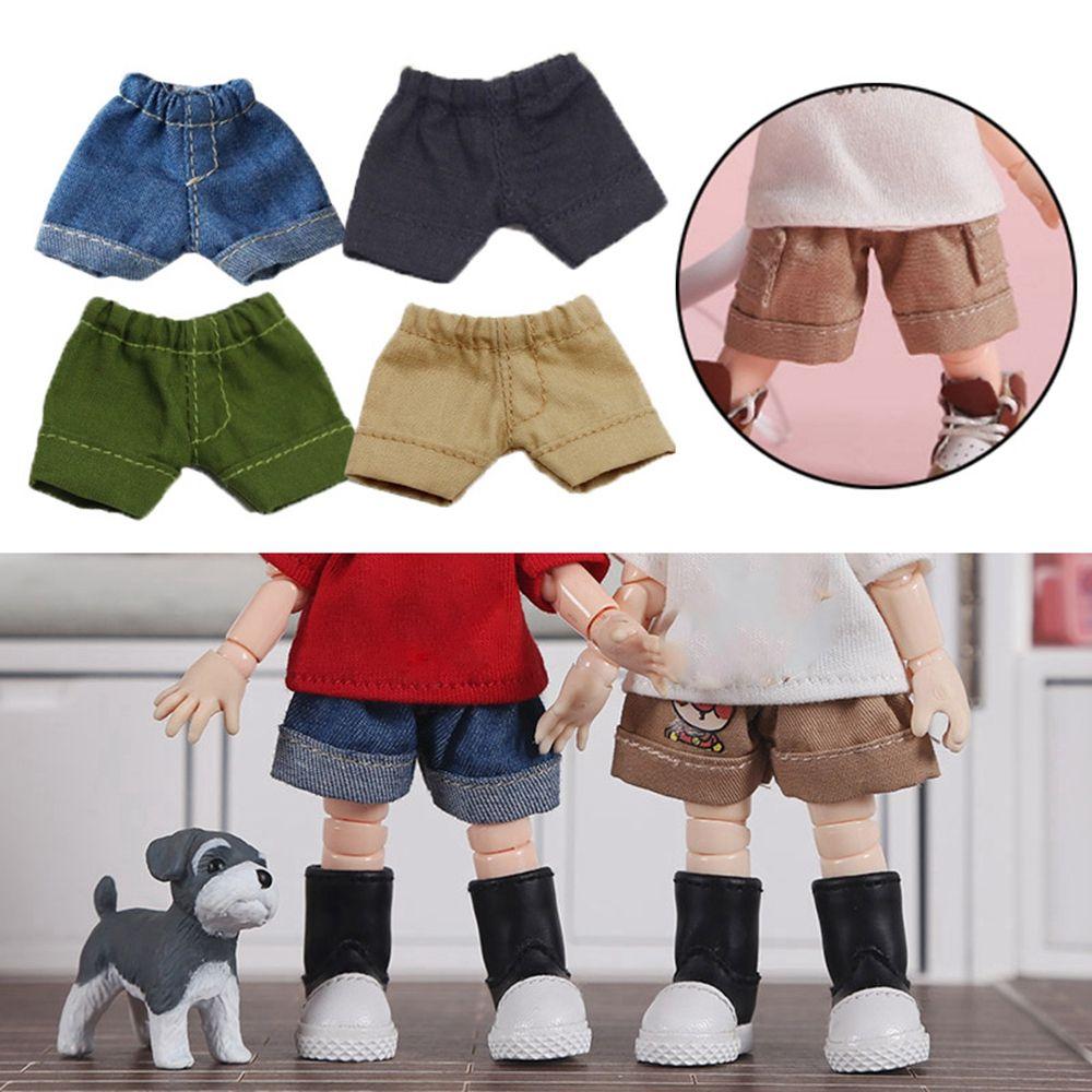 

Casual Wears 1/11 1/12 Kids Toys Clothes Accessories Dolls Trousers Doll Short Pants Denim Jeans