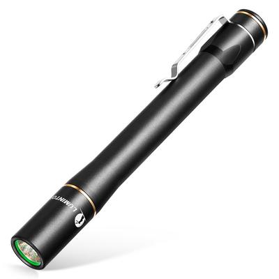 LUMINTOP IYP365 LED 200 50 Hours of Aluminum Alloy 3 Brightness IPX8 AAA Battery Compatible Penlight, Flashlight, Lumens, Use, Construction, Compact,