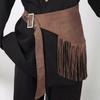 Triangle Tassel Waist Belt Vintage Dress Belt Luxury Fringe Waistband  for Women