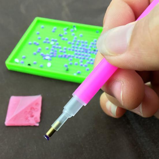 20Pcs Paste DIY Sticker Dotting Diamonds Point Pen Drilling Mud Nail Art