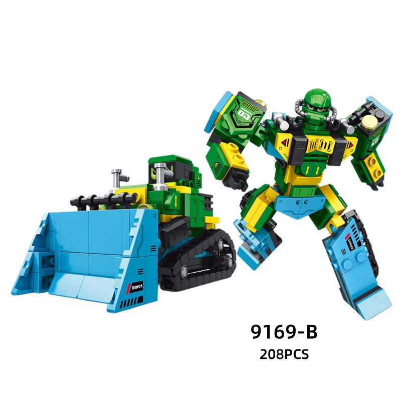 Neues Mech-Transformations-Bausatz-Set Captain Op Feuerwehrwagen Actionfiguren Kombinierbar für Kampfmodus Spielzeug Geschenke