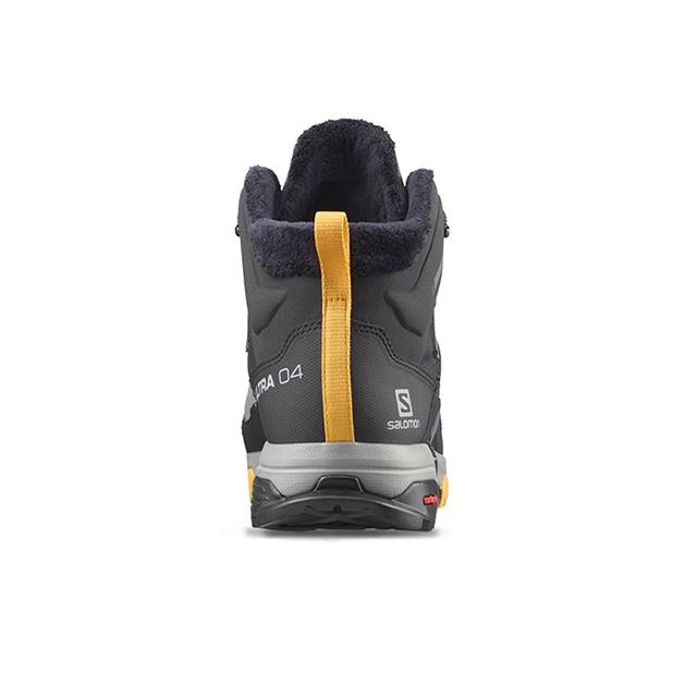 Salomon X Ultra 4 Mid CSWP Quiet Shade Black Men Sneakers Warm-Apricot L41355200