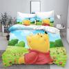 Winnie The Pooh Bedroom Bedding Set Duvet Cover Christmas Gifts Comforte Cartoon With Pillowcase Children's  Suitable and Adults