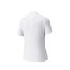 Anta Training Knitted Short Sleeve Polo Shirt Summer T-Shirt Women tops Snow-White 962627110-4