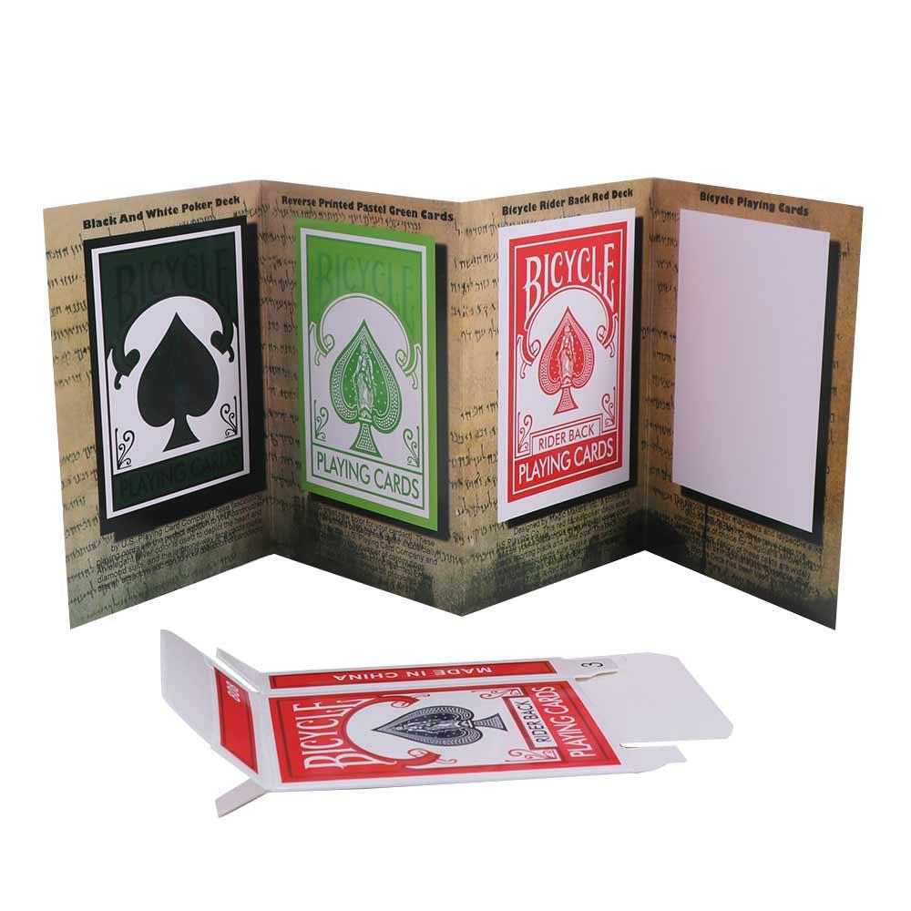 Advertising Cards 3D Advertising Magic Tricks Card Close Up  Magic Tricks   Children Toys