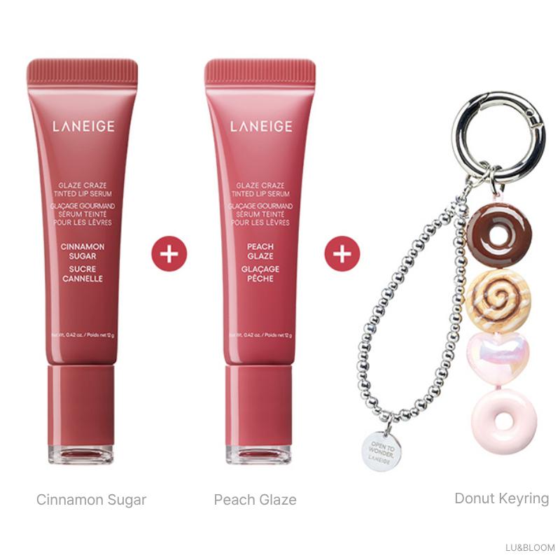 LANEIGE Donut Delight Lip Serum Duo Set (2026 Spring Limited Edition)