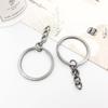 Iron Key Ring Keychain In Multiple Colors, 30mm/25mm Chain – DIY Car Accessory