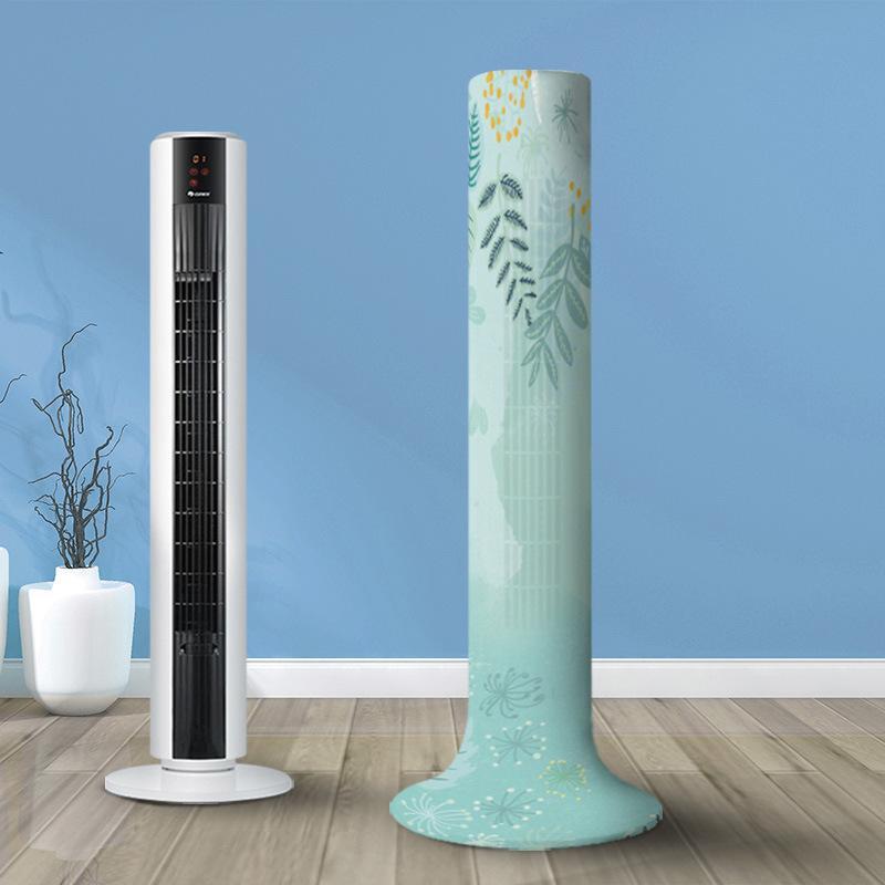 Langlebige elastische Bodenventilator-Staubschutzhülle - Maschinenwaschbar, Vollständig umwickelter Staubschutz für Tischventilatoren