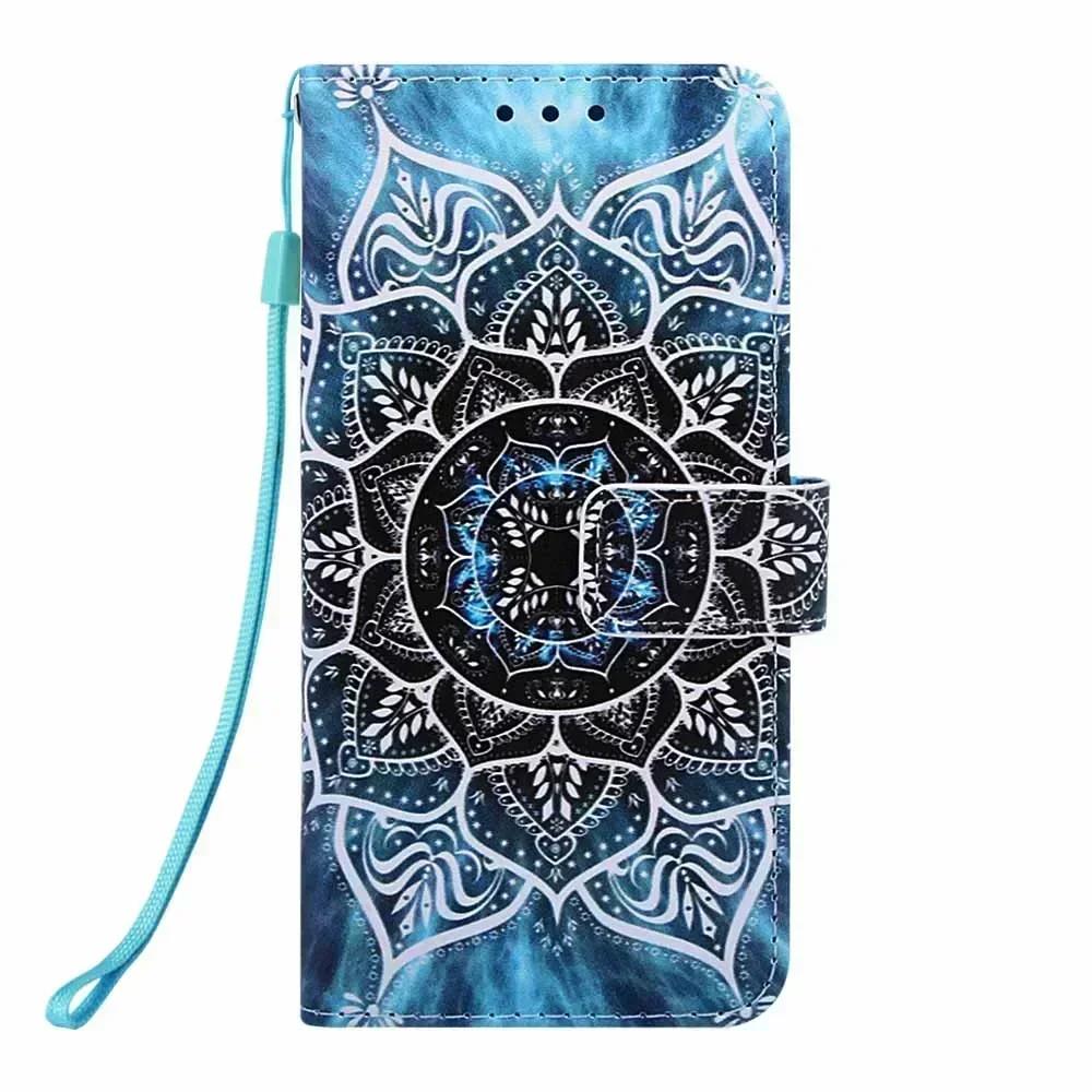 Cute Painted Leather Flip Case on For OnePlus 13 13R 12 12R 11 11R 1+ Nord CE 4 Lite N30 SE CE4 Strap Shockproof Wallet Cover