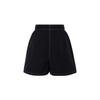 Nike Logo Print Lace-Up Woven Slim Fit Sports Shorts Women Shorts Black DR6206-010