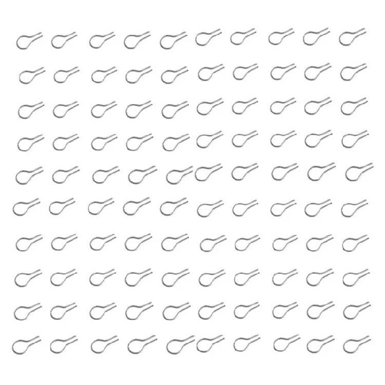 

Pack of 100 Jump Rings Hook for Crafting Hanging Ornaments Ceramic Craft 1