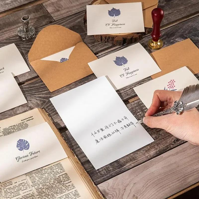 Fresh Plant Greeting Cards Wedding Seating Number Table Card Name Place Card Birthday Baptism Party Greeting Cards