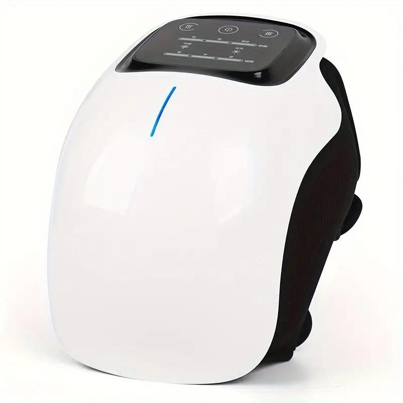 2026 New Cordless Knee Massager with Heat and Vibration, Portable Knee Massager with Large LED Screen, Adjustable Temperature, Comfort Pe