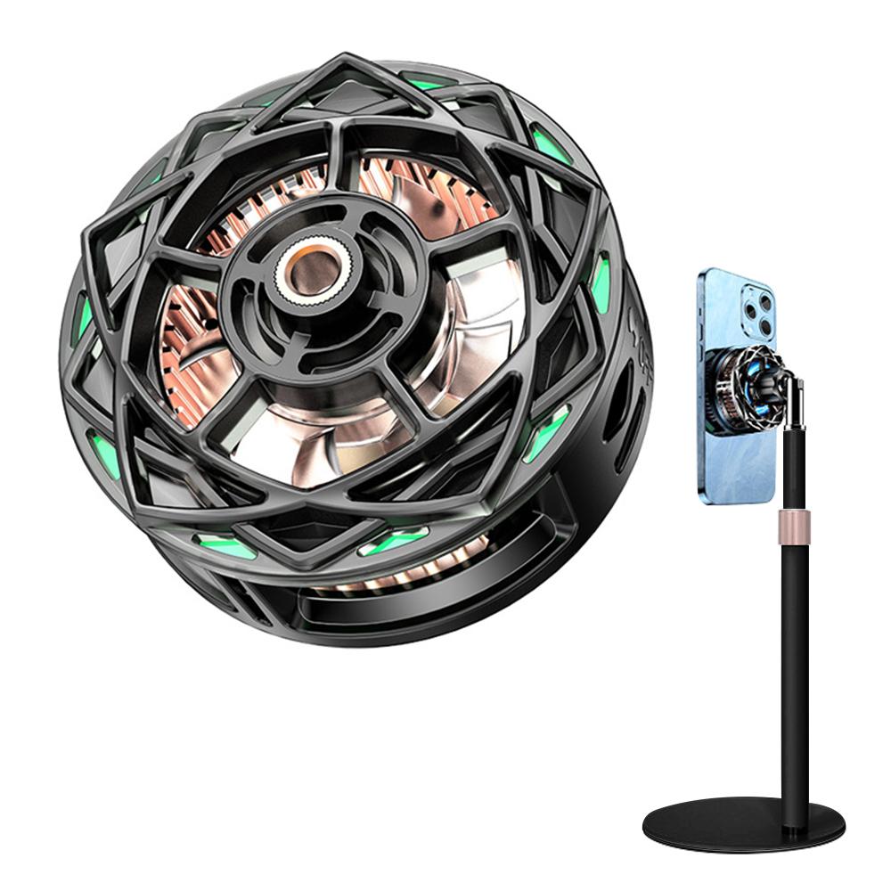 N9 Phone Radiator Fan Magnetic Cellphone Live Streaming Gaming Heat Dissipation Cooler with Tripod
