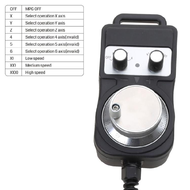 Elektronisches Handrad, CNC MPG Anhänger Handrad Controller für Graviermaschine Router