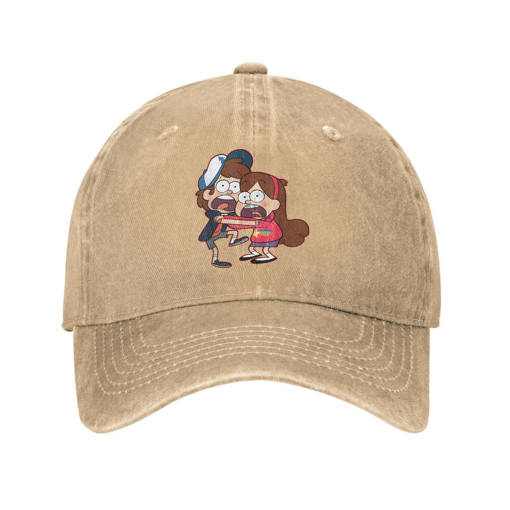 Gravity Falls Dipper e Mabel Pines Cappellino da Baseball Casual Cappello Trucker da Escursionismo Pesca Estivo Unisex Unisex y2k Cappellini da Baseball Divertenti