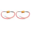 2 Pcs Error Free Load Resistor LED Light Bulbs Wiring Adapters for Daytime Running Fog Light