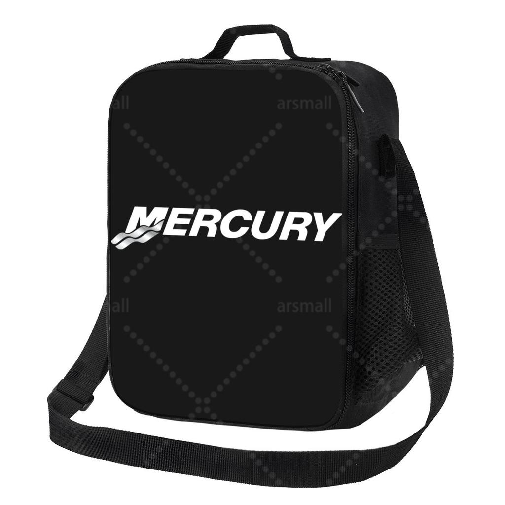 Mercury Lunch Bag with Adjustable Shoulder Strap Reusable Thermal Bento Tote for Work Picnic Beach
