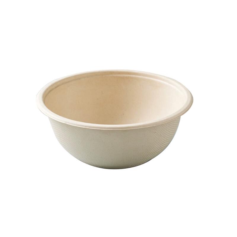 Meilinbula 600ml Degradable Extra Thick Disposable Paper Bowls