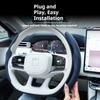 Fit For ZEEKR 9X 2025 Car Specialized Steering Wheel Protective Cover Anti Slip Sweat Resistant Universal Interior Decoration