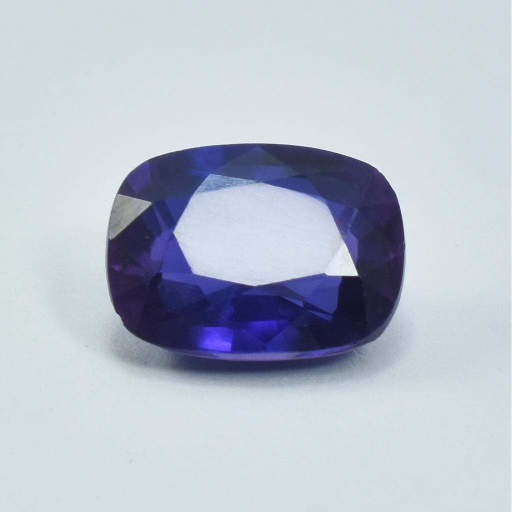 Natural Blue Sapphire Loose Gemstone Cushion Cut 8.45 ct September Birthstone for Gem Collections
