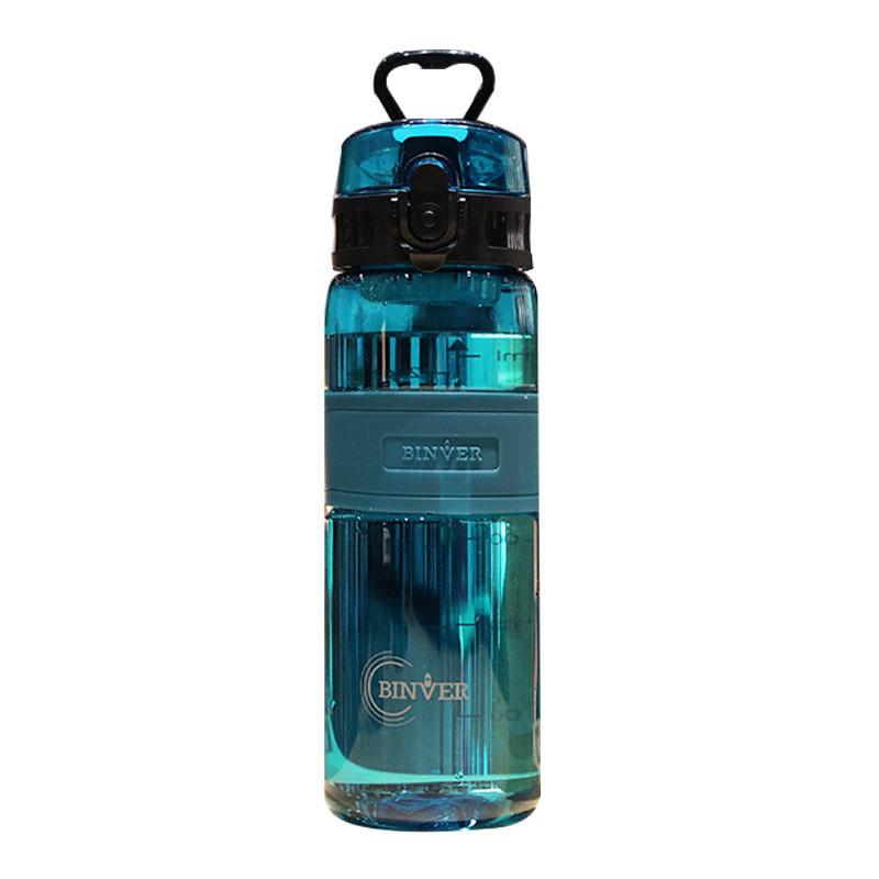500ml Sports Water Bottle Portable Leak-proof Plastic Drinkware With Tea Filter Tour Gym Outdoor Sports Cup Student Bounce Cup Water Bottle Space Cup