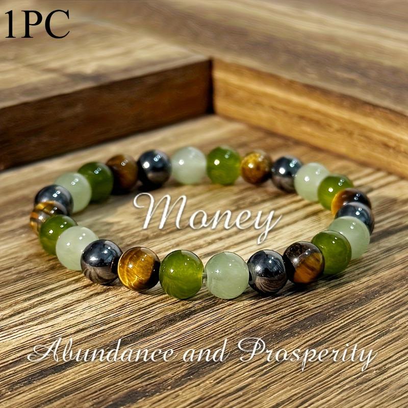 1PC Ladies Bohemian Bracelet - Natural Green, August Birthstone Jewelry, Daily & Special Occasion Bracelets