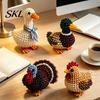 Detailed Beading Tutorial Tiny 3D Beaded Animal Kit, Cute DIY Kit with Colorful Beads and Craft With And Thread Instructions, 4 Designs Handmade
