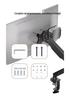 VESA Wall Mount Bracket for Mac Mini M4/M4Pro with Mechanical Arm