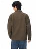 Xintang Men's Retro Washed Multi-Pocket Workwear Jacket with Turn-Down Collar
