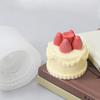 3D Strawberry Cake Shape Silicone Candle Mold DIY Handmade Chocolate Soap Plaster Epoxy Craft Making Tools Ice Cube Baking Molud
