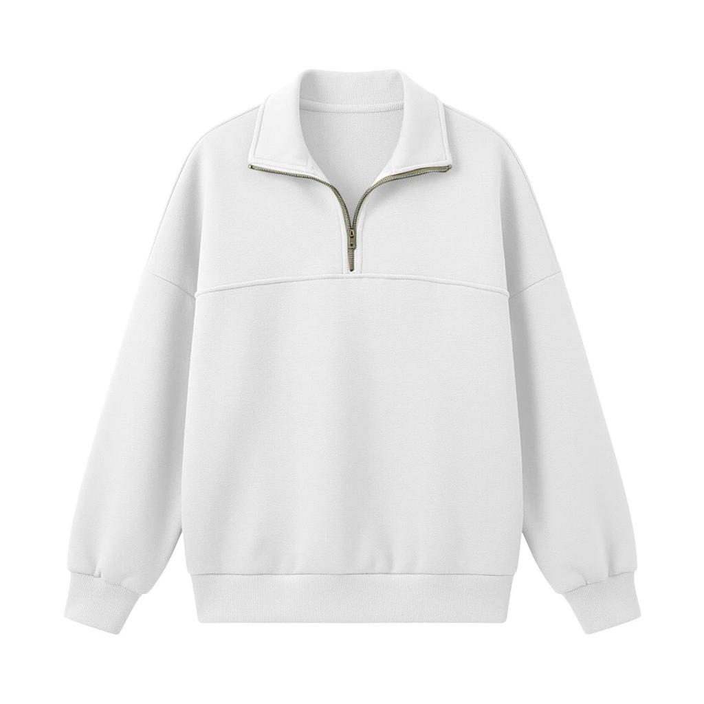 Women's Casual Long Sleeve Zip-Up Hoodie with Pockets Color Loose Fit Pullover Sweatshirt for Everyday Wear