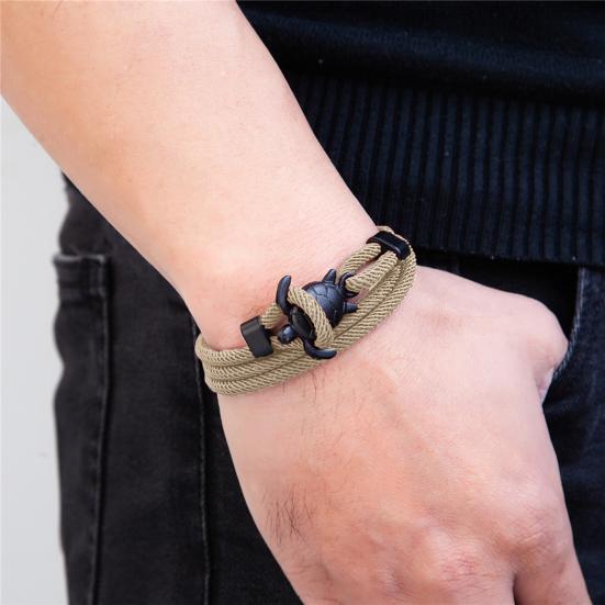 Couple Bracelet 3 Layers Handmade Long Solid Color Braided Rope Multi-colors Gift Soft Sea Turtle Charm Women Bracelet Fashion Jewelry