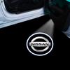 2PCS Car Door Emblem LED Light Welcome Lamp Wireless Laser Projector For Nismo Nissan Juke Tiida Teana GTR 350Z 370Z 240SX ZFHIJ1