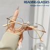 3 Piece Set of Retro Oval Reading Glasses for Both Men and Women+1.00 To+4.00 Increased Power Anti Fatigue Glasses