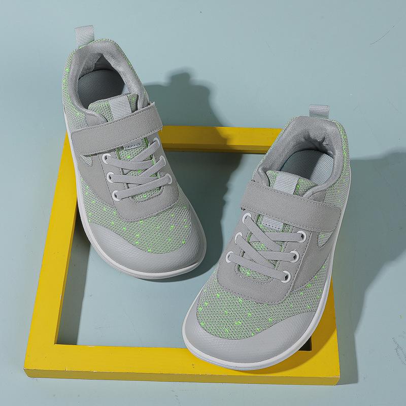 Children's Wide-Toe Barefoot Outdoor Casual Shoes - Zero Drop, Wide-Fit Sports Shoes