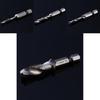 Durable Hex Shank Titanium Plated Screw Thread Drill Bits Set For Soft Metal And Aluminum