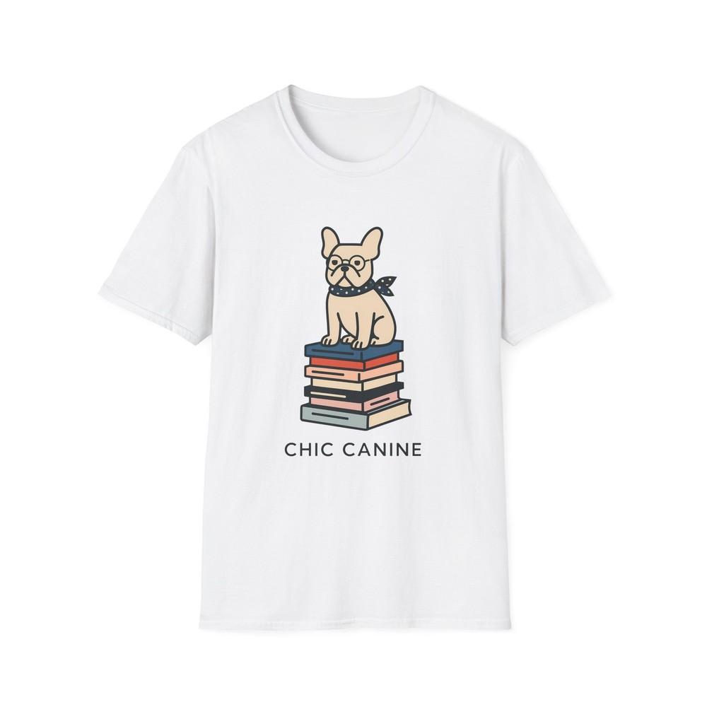 

Unisex Softstyle T-Shirt Modern Chic French Bulldog Fashion Lifestyle Art XL