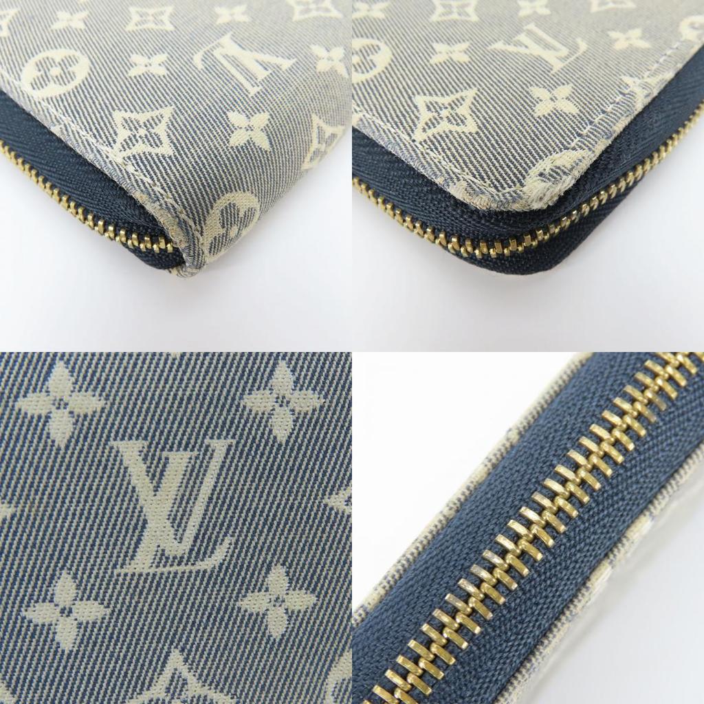 Gebrauchter LOUIS VUITTON Münzetui Münzbörse M63004 Monogramm Ideal Onkel Marineblau System Kartenetui