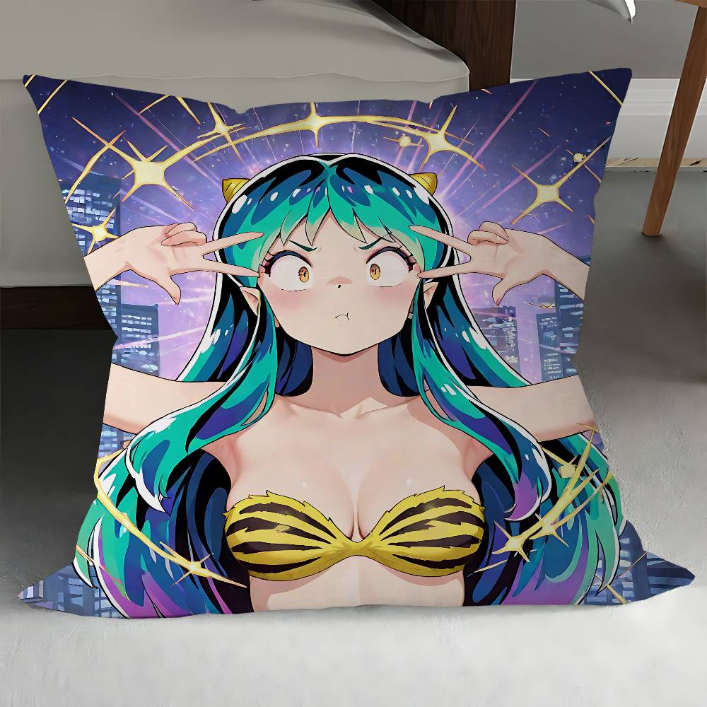 U-Urusei Yatsura Personalized Pillow Dust Cover Bedroom Kids Party Decoration Pillowcase Birthday Children Gift